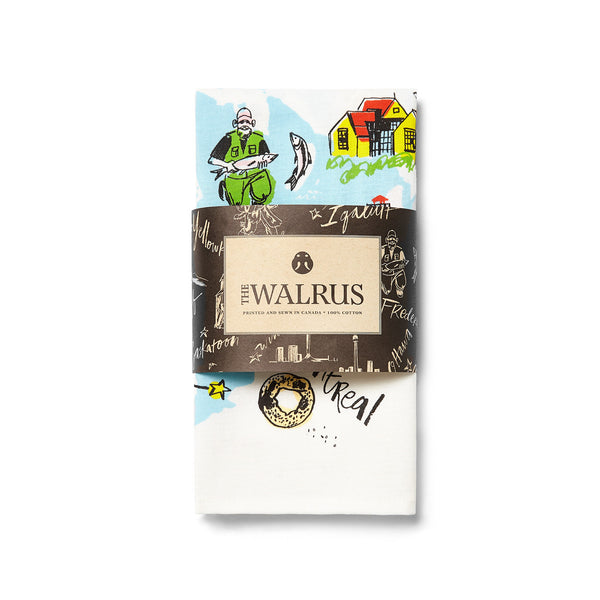 The Walrus National Tour Commemorative Tea Towel